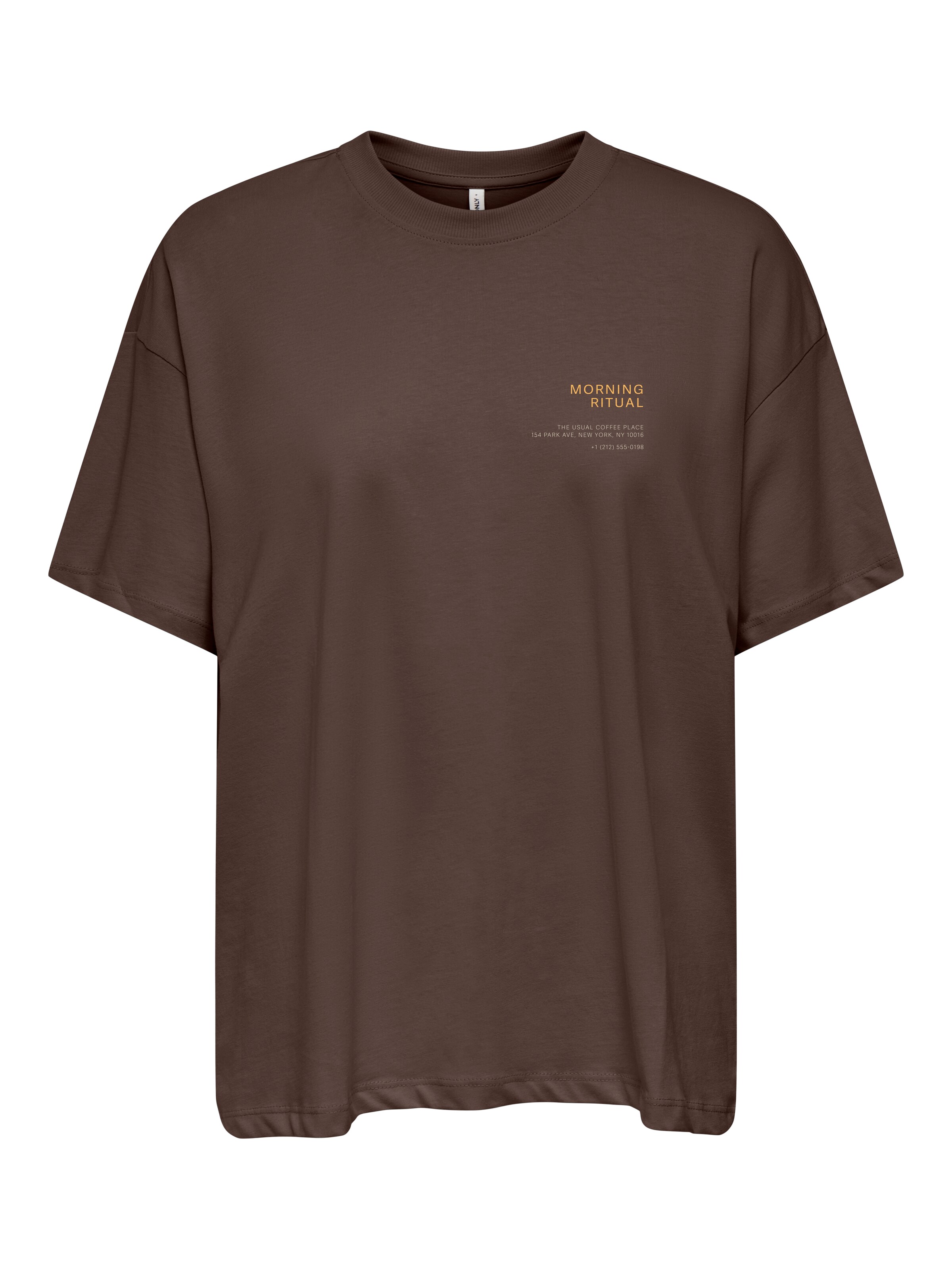 ONLY Shirt in Braun: Vorderseite