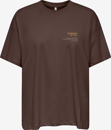 ONLY Shirt in Braun: Vorderseite