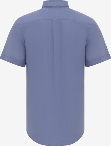DENIM CULTURE Regular fit Button Up Shirt 'KENT' in Blue