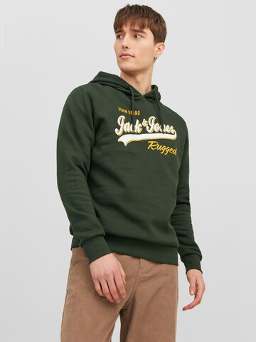 JACK & JONES Sweatshirt in Green: front