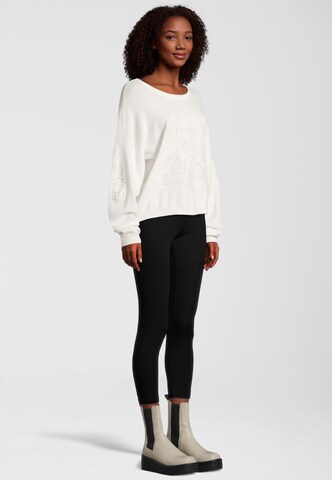 Frogbox Pullover 'Kermit' in Beige