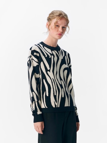 OBJECT Pullover 'Ray' in Schwarz: Vorderseite