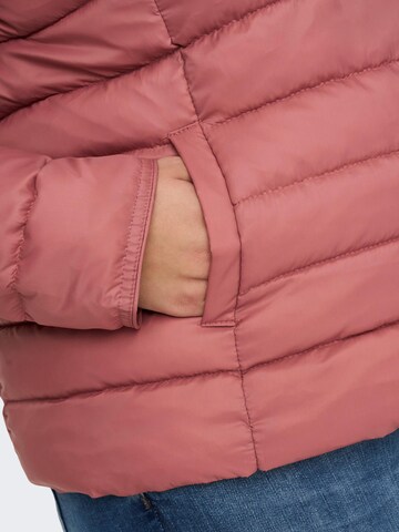 ONLY Carmakoma Between-season jacket 'TAHOE' in Pink