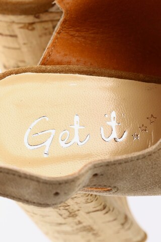 Get it Sandaletten 38 in Beige