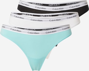 Calvin Klein Underwear Stringi w kolorze zielony: przód