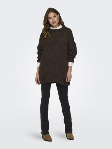 Pull-over 'MINNI' ONLY en marron