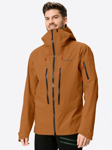 VAUDE Outdoorjas in Bruin: voorkant