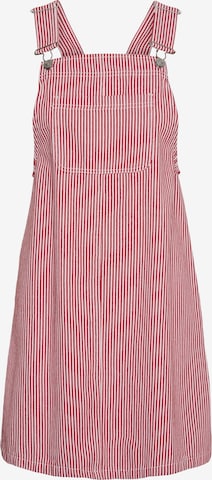 Jupe-salopette 'ALLO' PIECES en rouge : devant