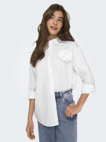 ONLY - Blusa 'Mille Ria' en blanco