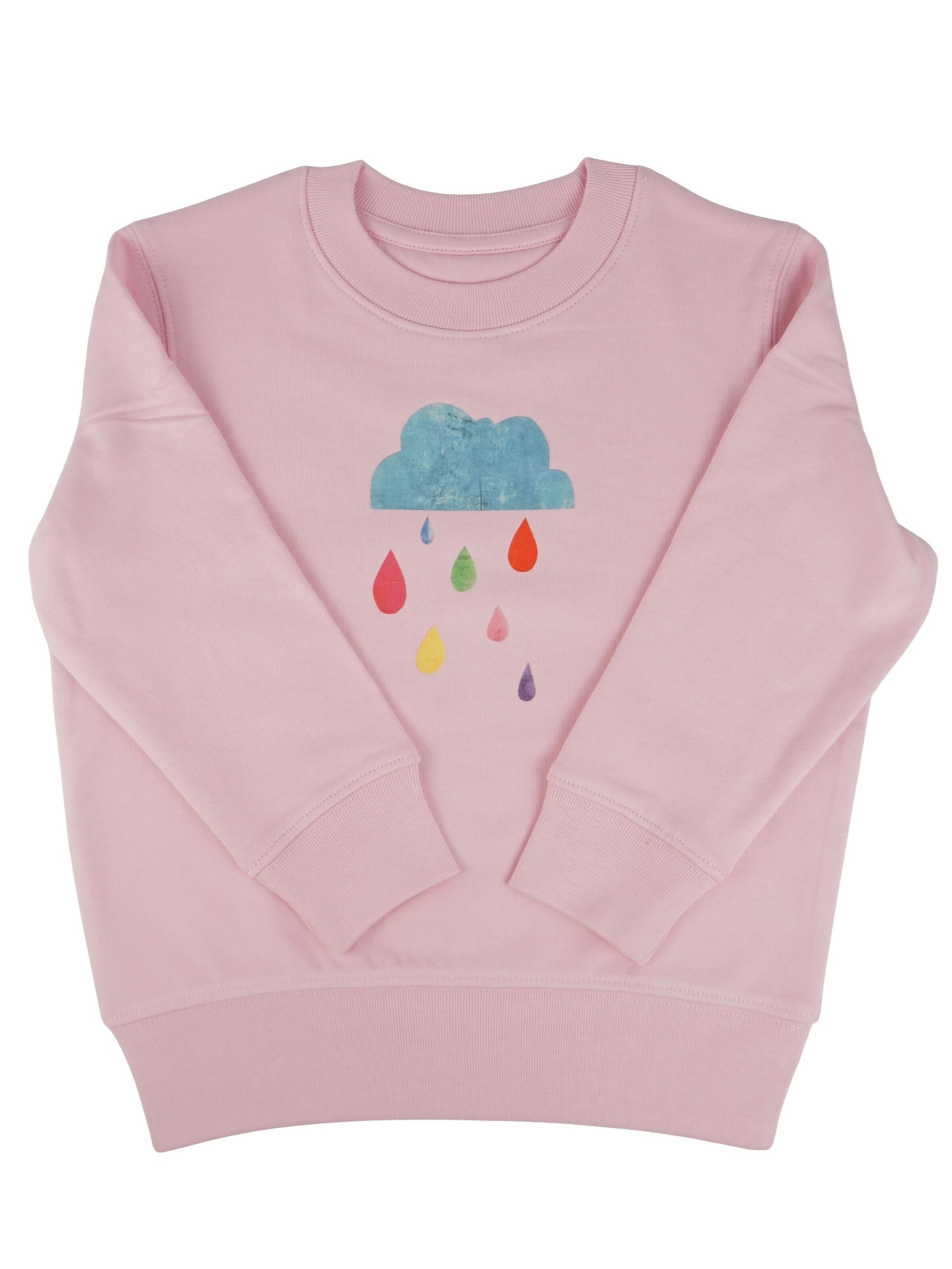 MelaDi Sweatshirt 'Regenwolke'‌‌‌‌‌‌‌‌ in Pink: Vorderseite