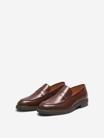 SELECTED HOMME Classic Flats in Brown