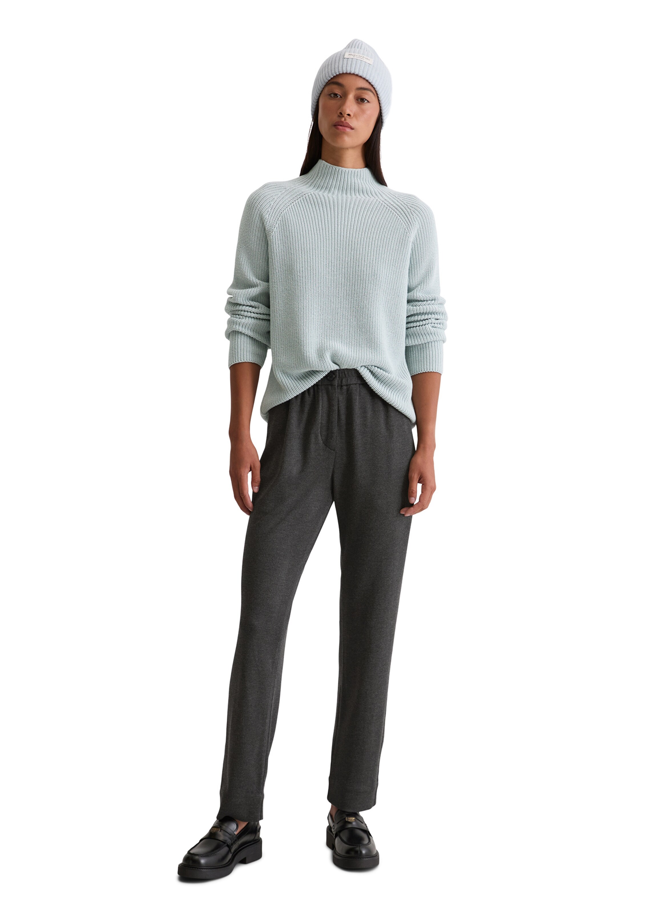 Marc O'Polo Regular Broek in Grijs