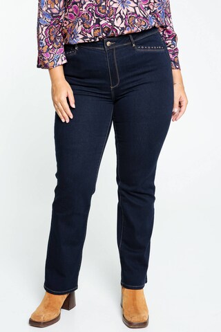 Paprika Flared Jeans 'Mia' in Blue: front