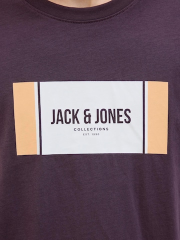 T-Shirt 'JJHayato' JACK & JONES en violet