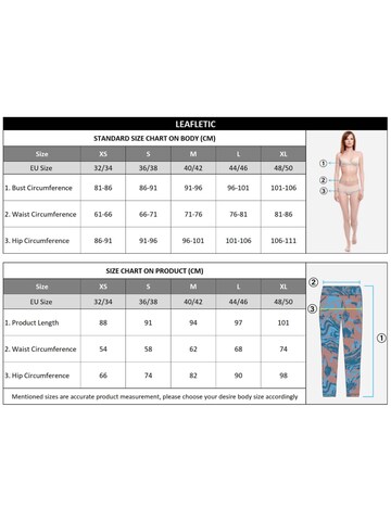 Skinny Leggings 'Leafletic Women`s Long Length Legging' di LEAFLETIC in colori misti