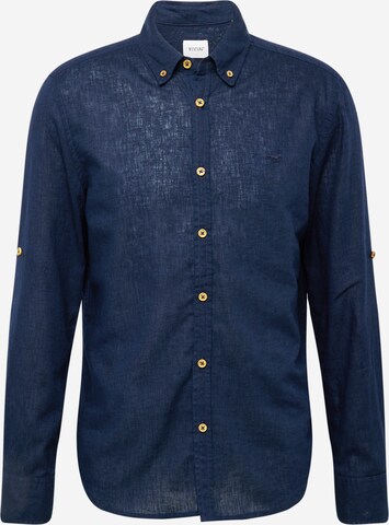 MUSTANG Regular fit Button Up Shirt 'RAWLINS' in Blue: front