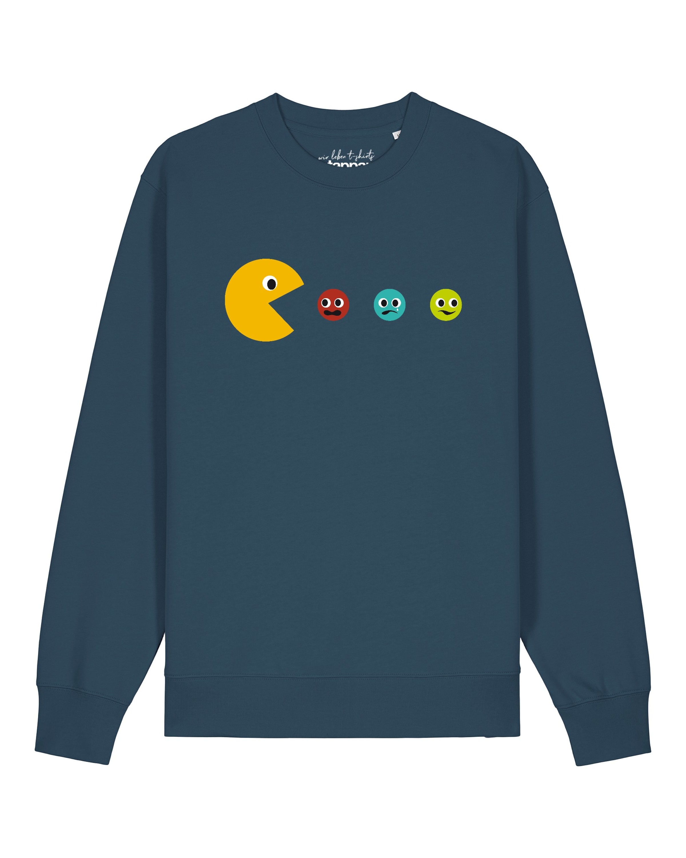 Sweat-shirt 'Pacmännchen' Watapparel en vert : devant