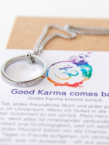 Divasya Necklace 'Good Karma comes back' in Silver