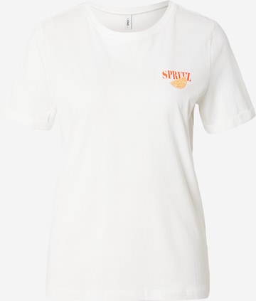 ONLY Shirt 'ONLKITA' in Wit: voorkant