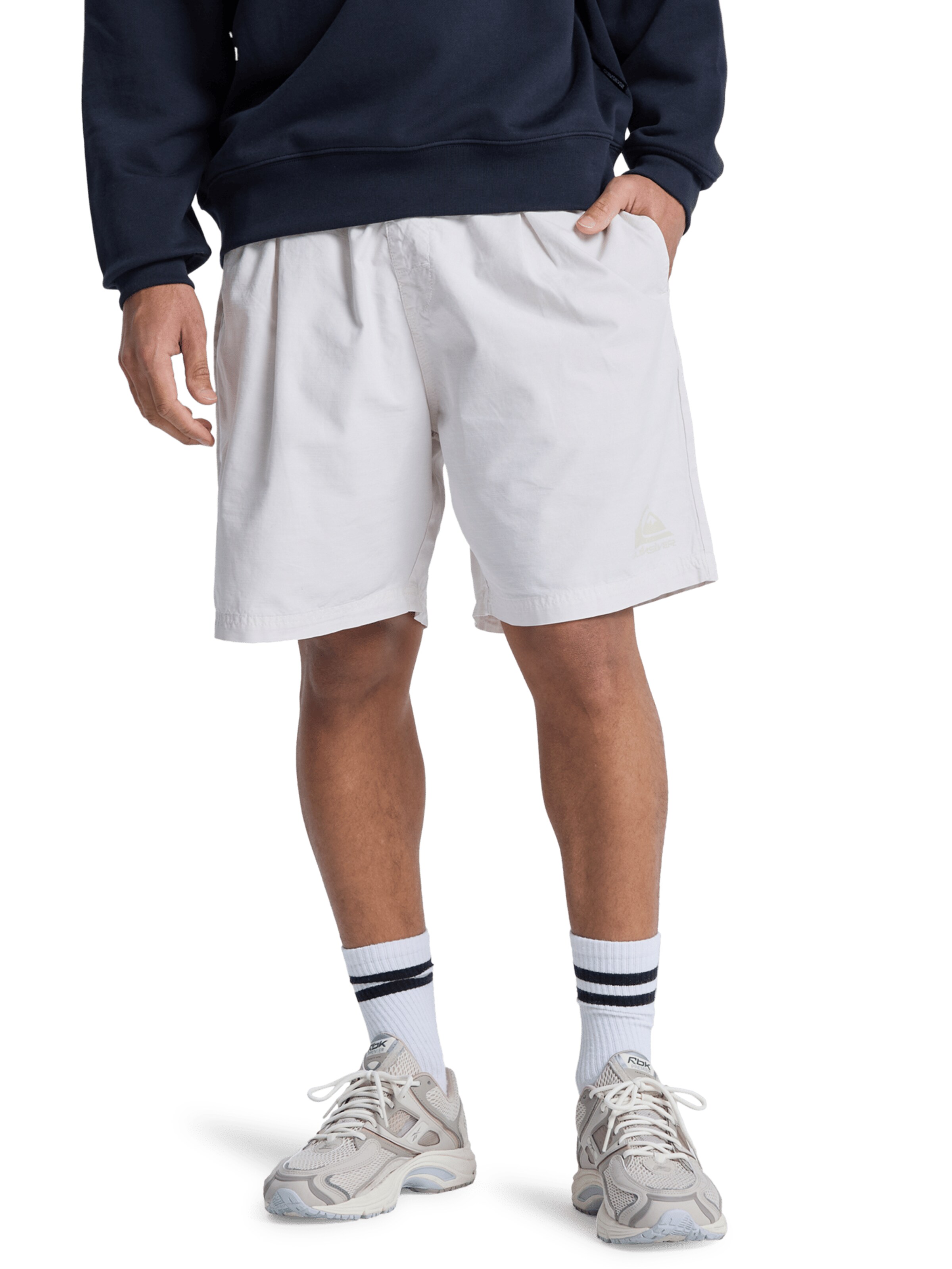 QUIKSILVER Regular Shorts 'The Pipe Beach 19' in Weiß: Vorderseite