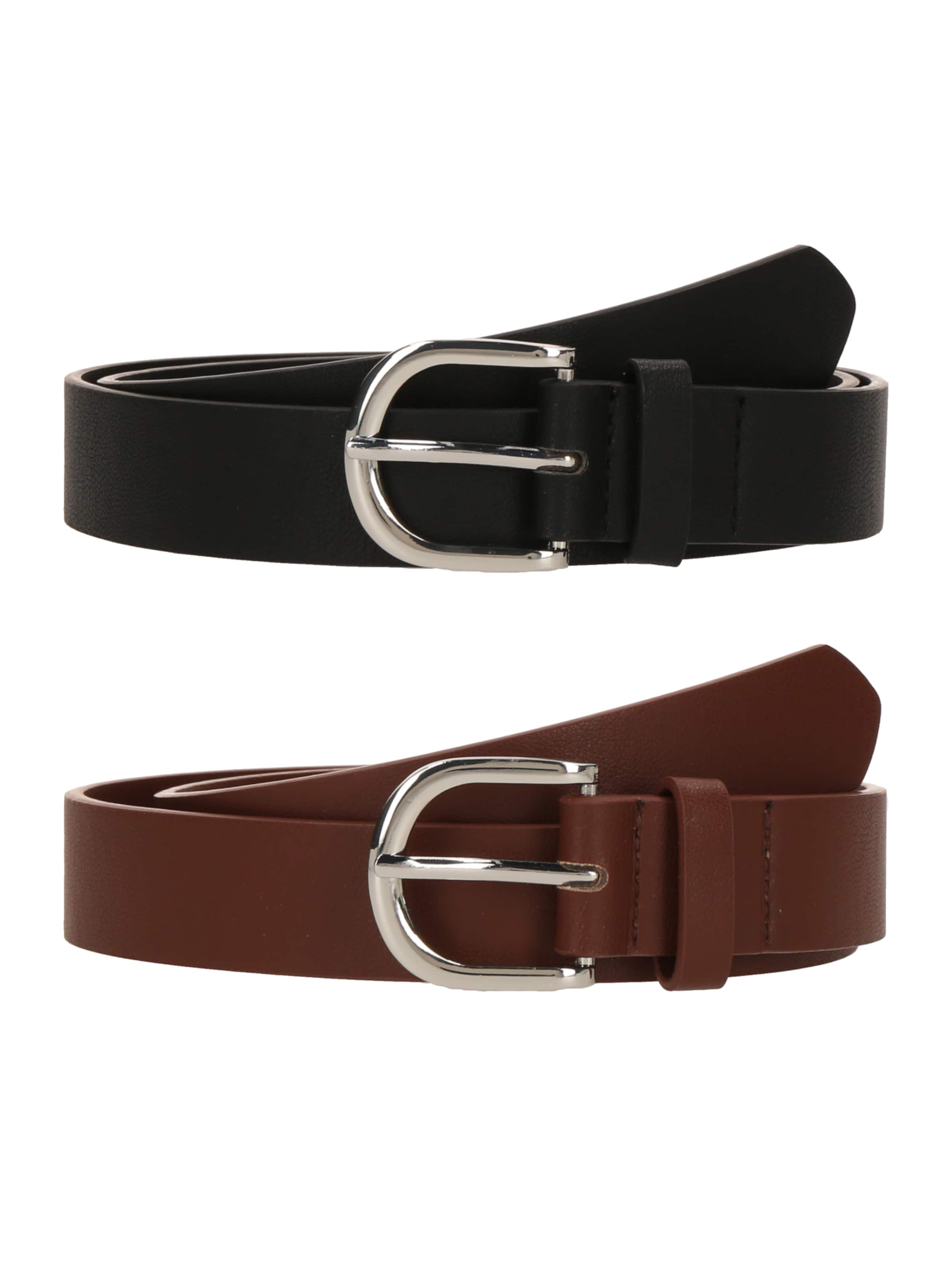 ABOUT YOU Ceinture en caramel / noir, Vue avec produit