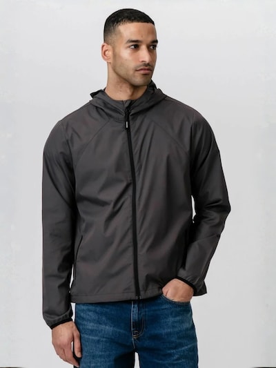 Giacca di mezza stagione ' Shell Jacket ' TEESHOPPEN di colore grigio scuro, Visualizzazione prodotti