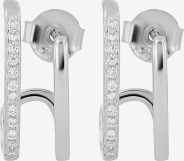 Akzent Earrings '"Luisa" aus 925 Sterlingsilber, rhodiniert, langlebig' in Silver: front