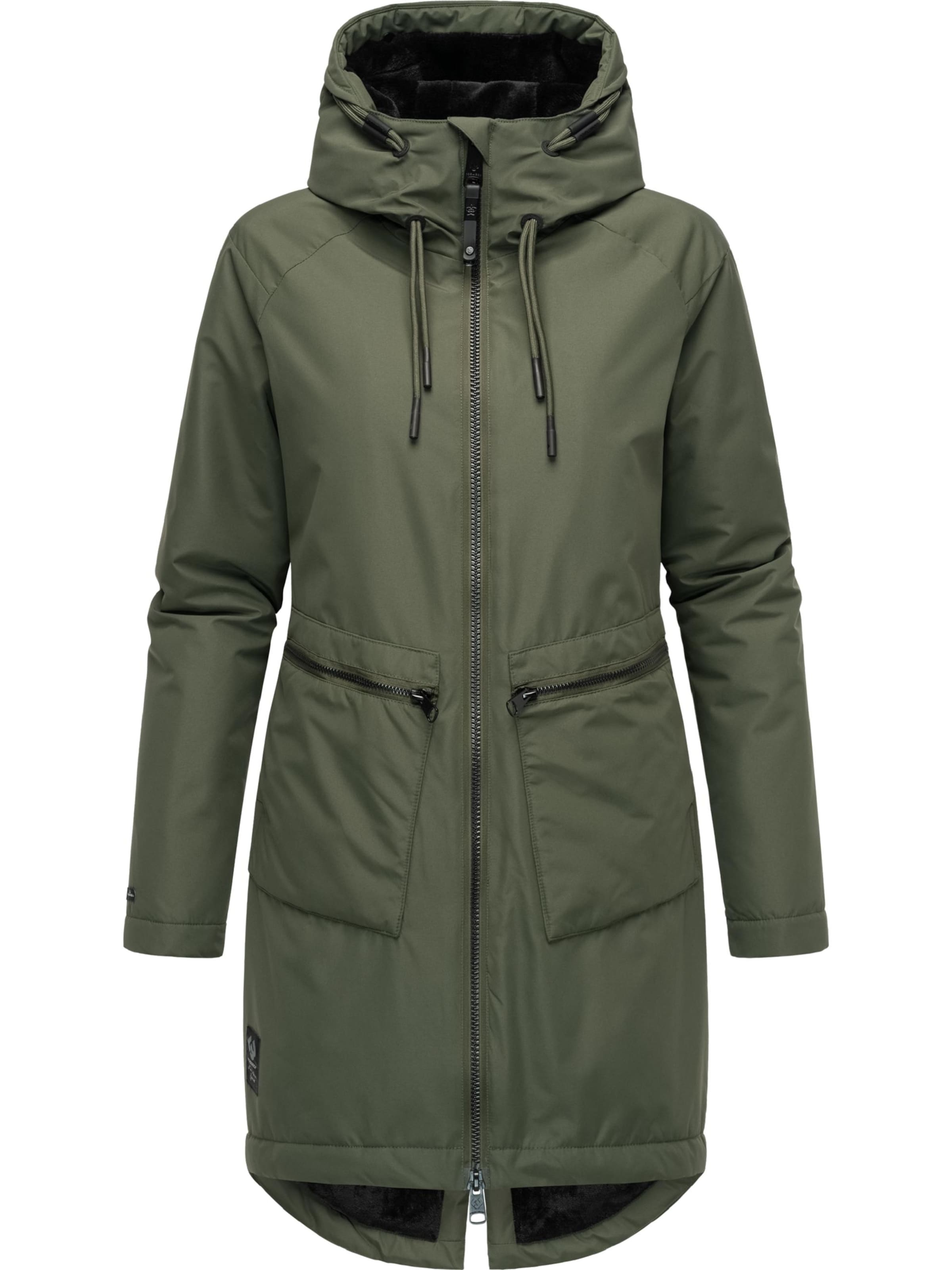 Ragwear Зимнее пальто 'Holstic' в Зеленый: спереди