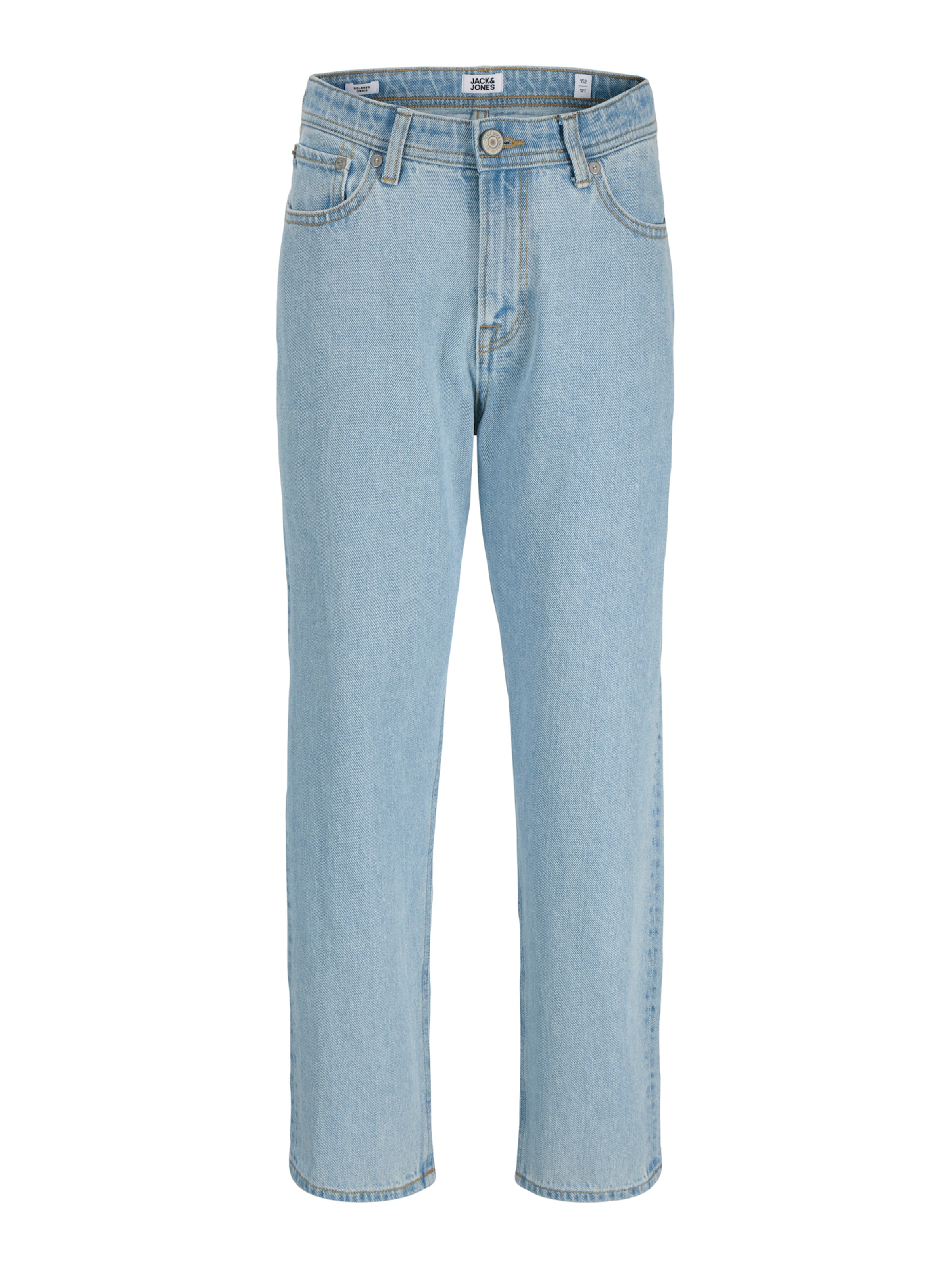 Loosefit Jean 'JJICHRIS JJORIGINAL' Jack & Jones Junior en bleu : devant