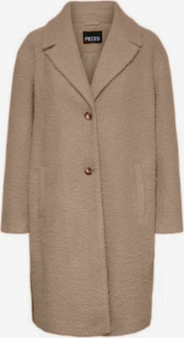PIECESPrijelazni kaput 'NIKLA' - smeđa boja: prednji dio