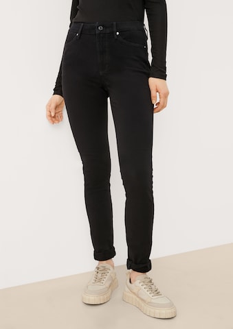 s.Oliver Slimfit Jeans in Schwarz: predná strana