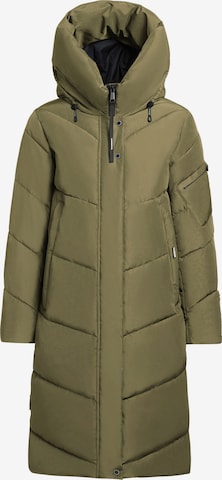 khujo Зимно палто 'Jange2 Matt' в зелено: отпред