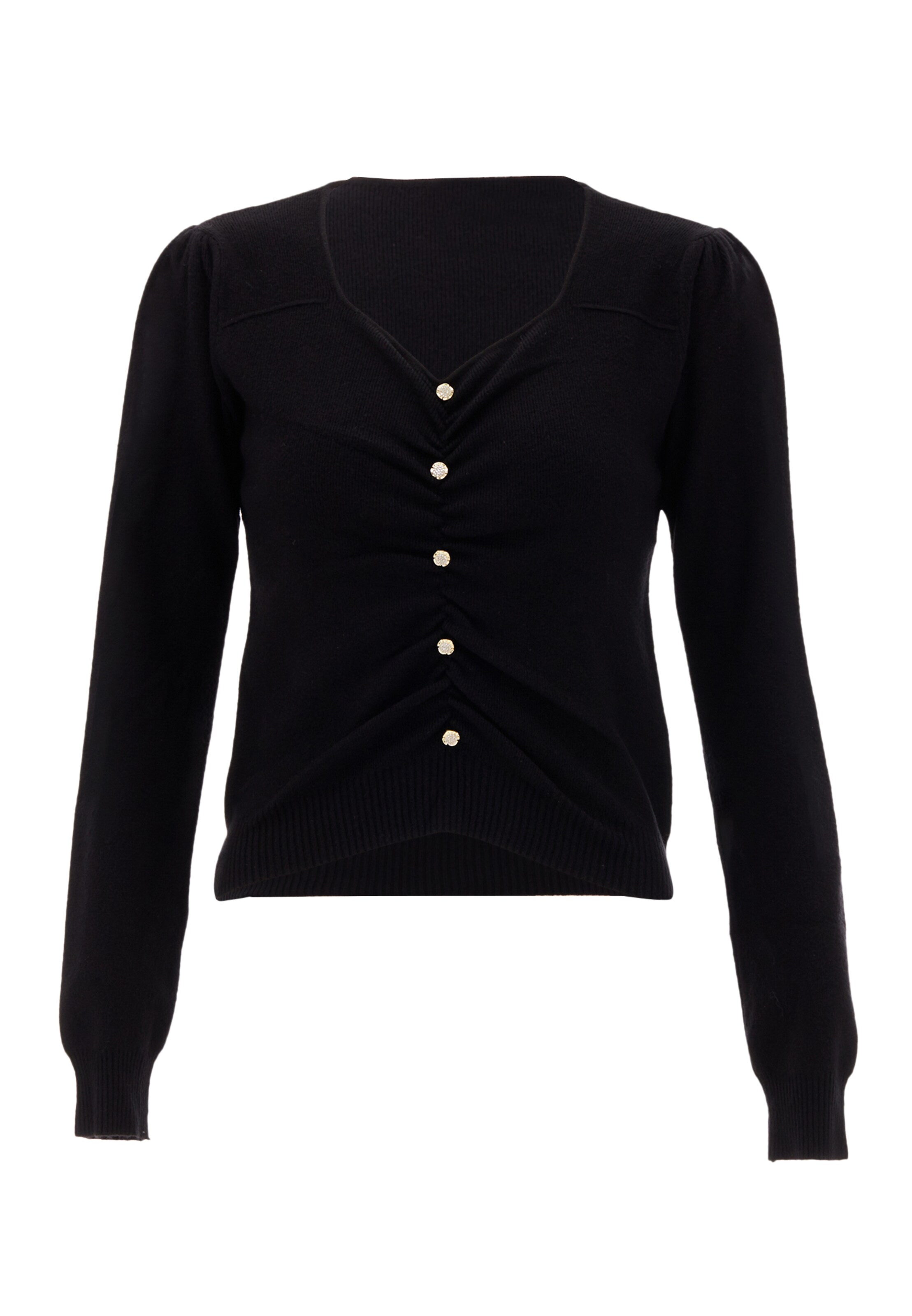 NAEMI Trui in Zwart: voorkant