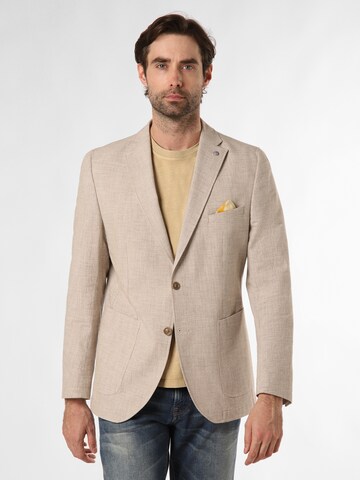 CG CLUB OF GENTS Regular Fit Sakko 'Aroc' in Beige: predná strana