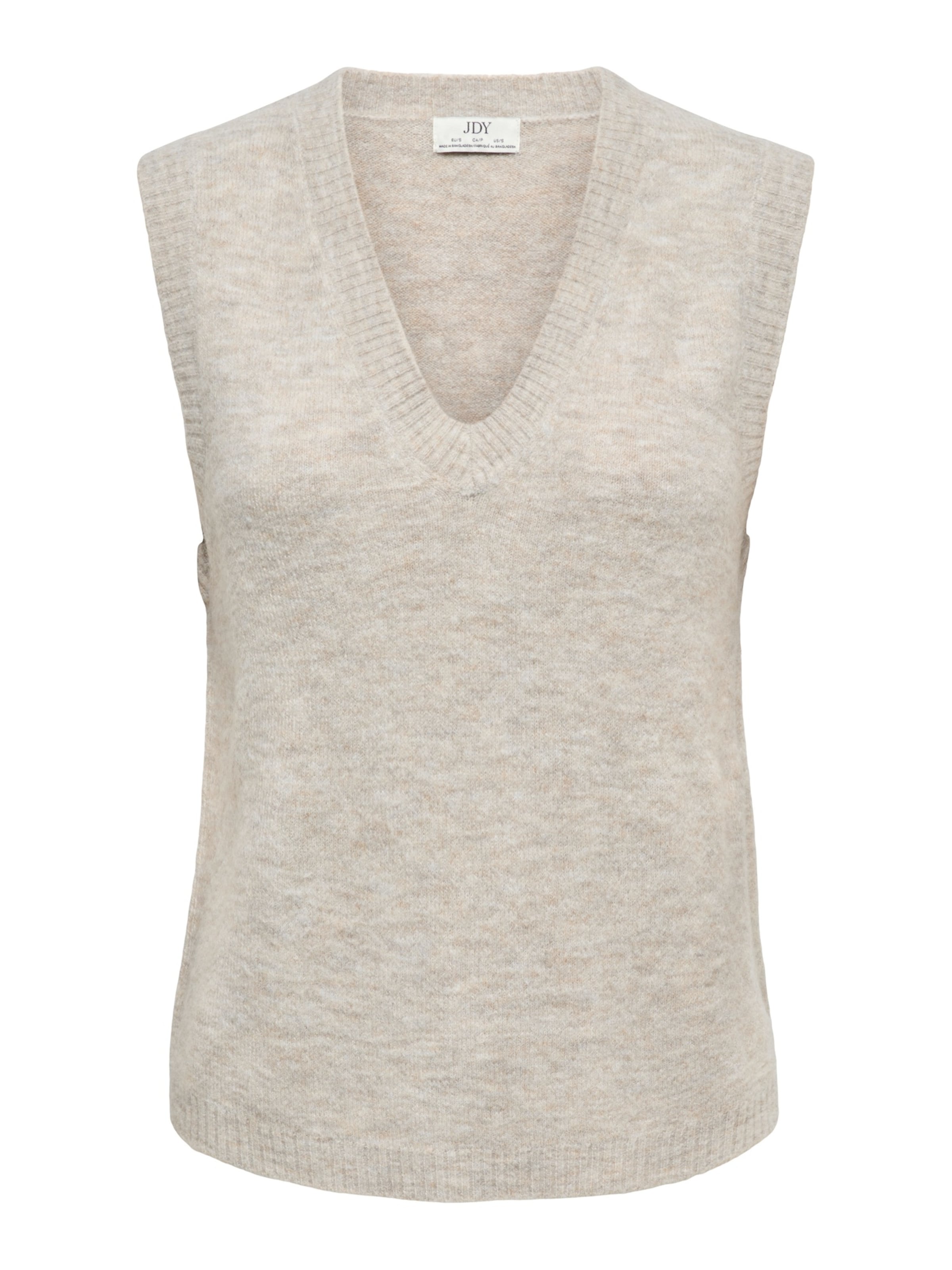 JDY Sweater 'JDYELANORA' in Grey: front