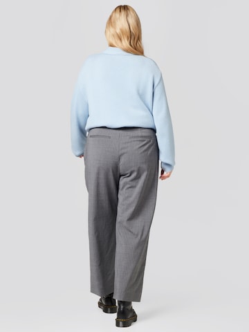 A LOT LESS Wide leg Trousers 'Stella' in Grey