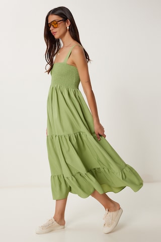 Robe d’été Happiness İstanbul en vert