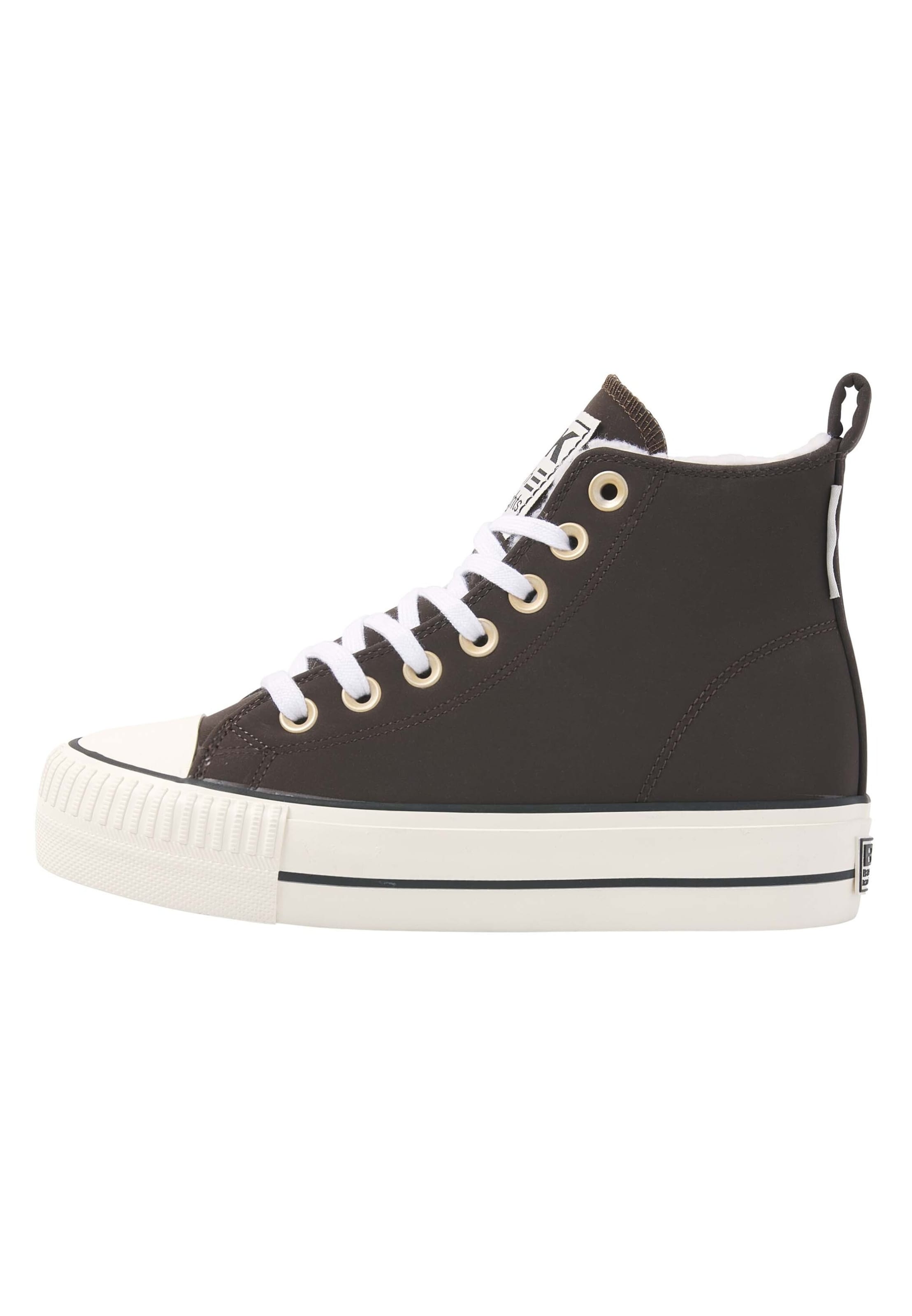 BRITISH KNIGHTS Sneaker high 'KAYA MID' i brun: forside