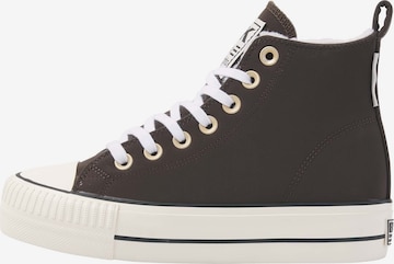 BRITISH KNIGHTS Sneaker 'KAYA MID' in Braun: Vorderseite