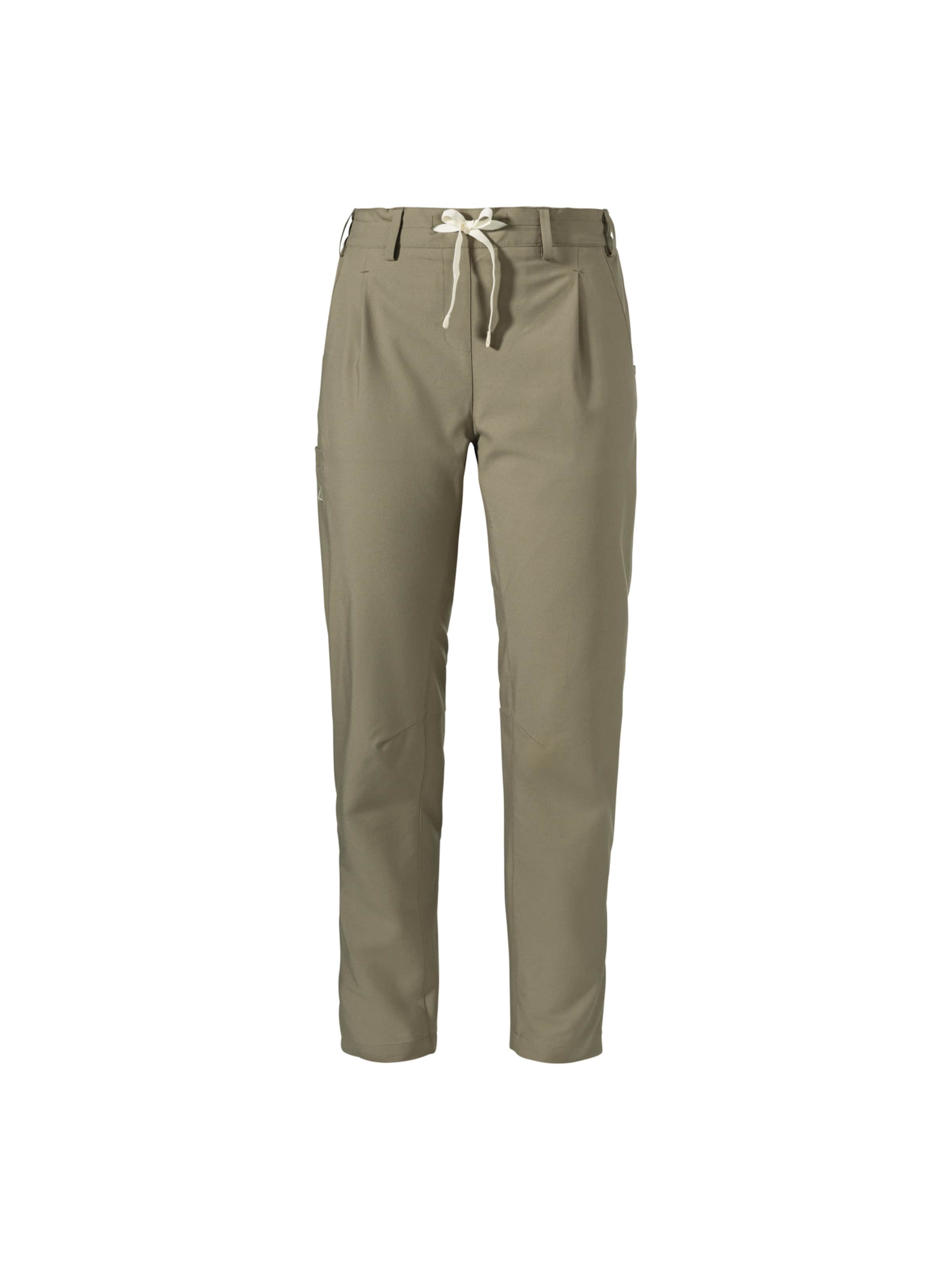 Schöffel Outdoor trousers in Green: front
