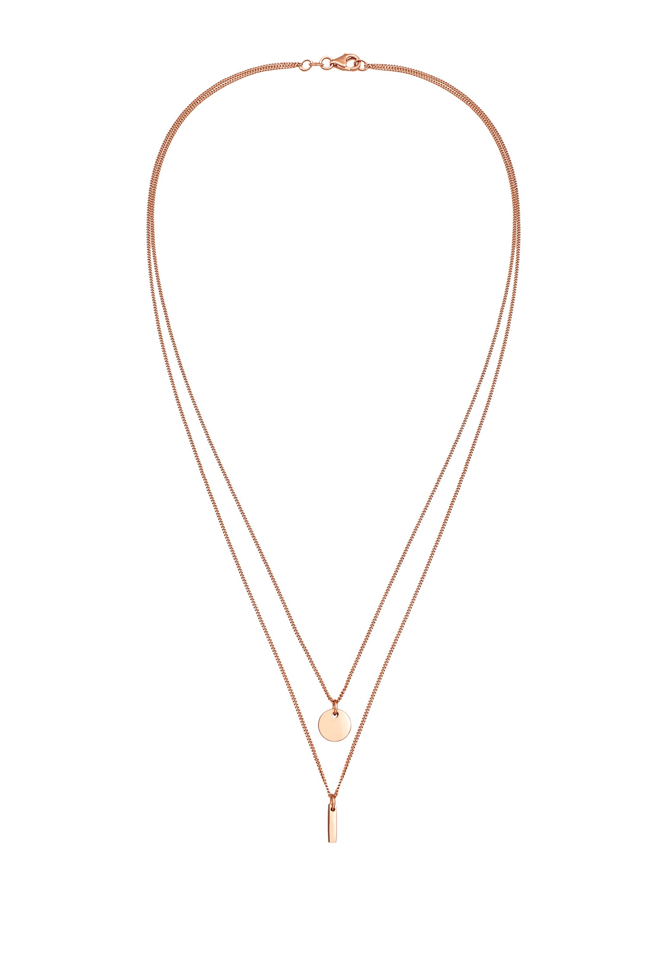 Chaîne 'Geo' ELLI en or : devant