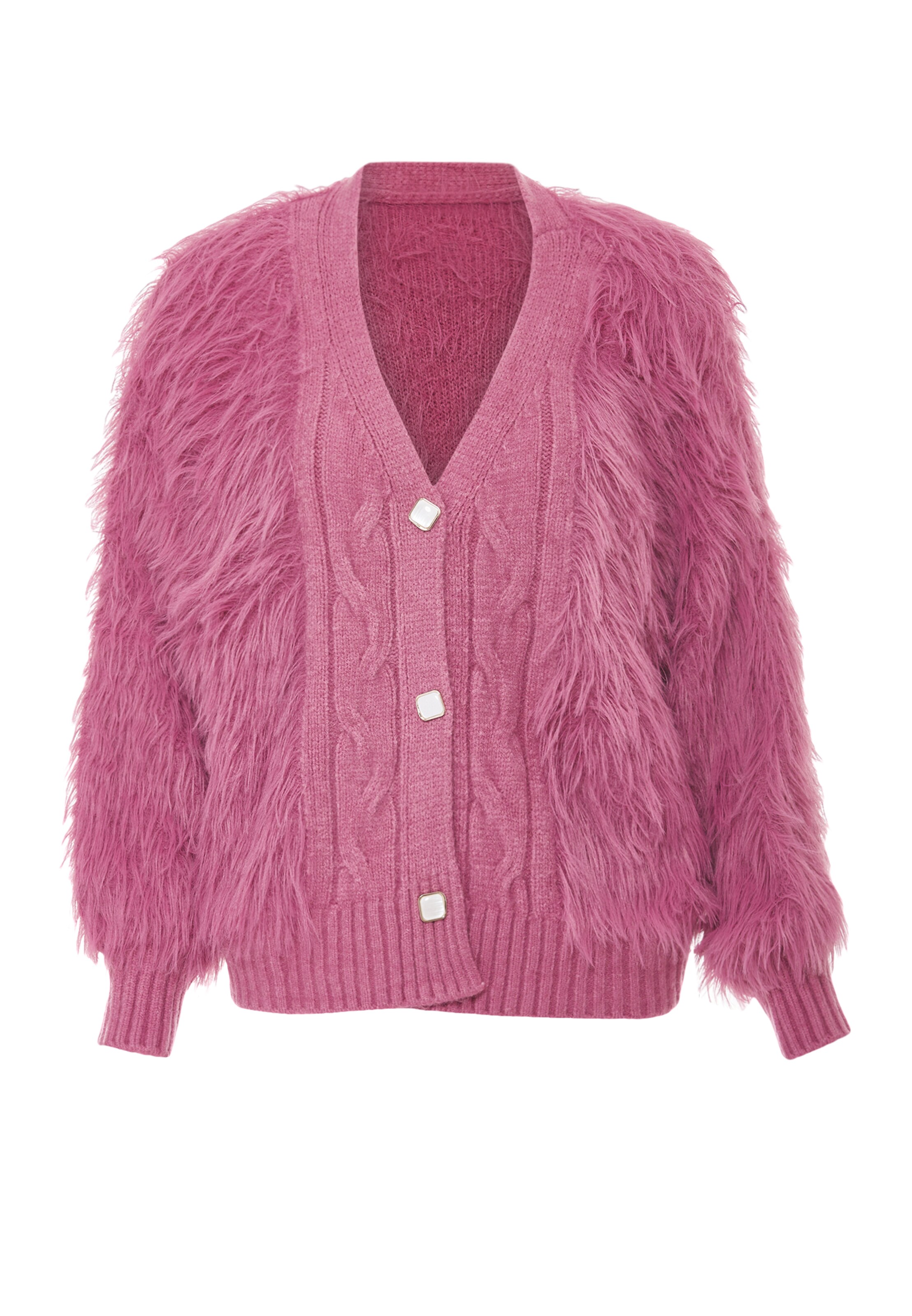 caneva - Casaco de malha em rosa: frente