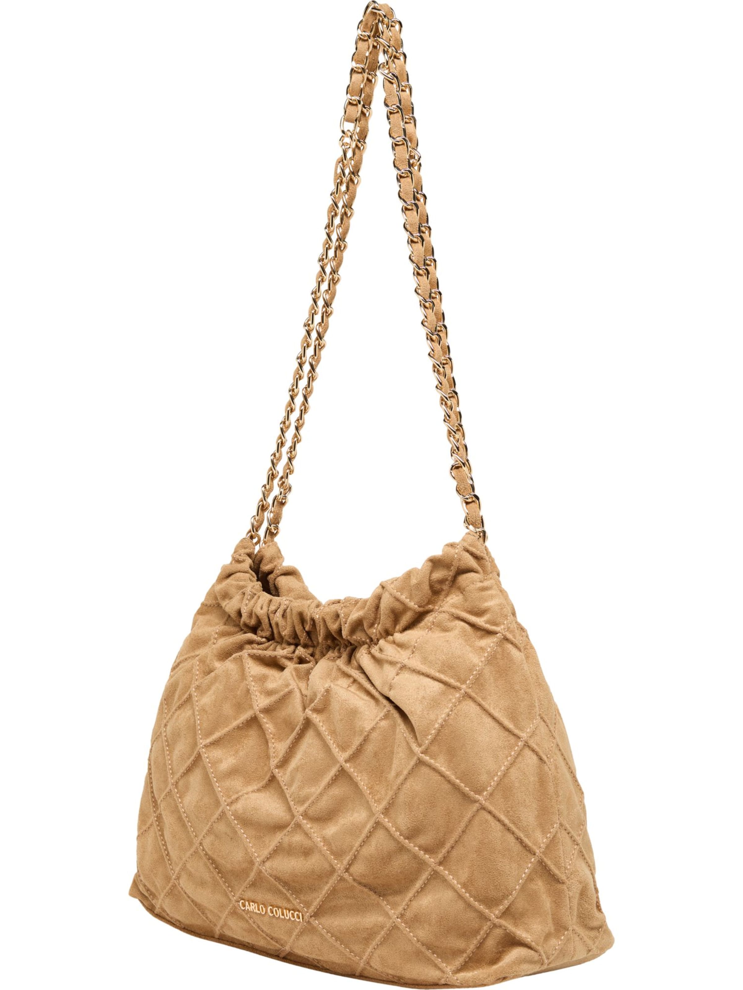 Sac bandoulière Carlo Colucci en beige