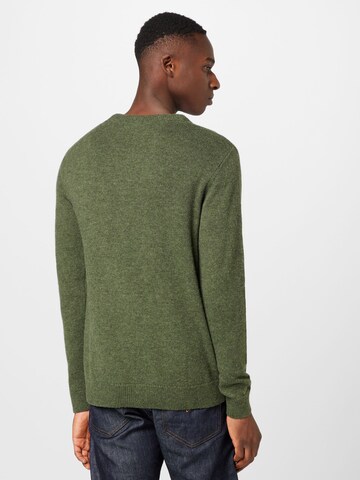 !Solid Пуловер в зелено