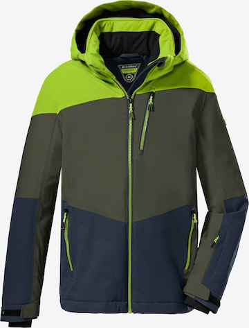 KILLTEC Outdoor jacket in Green: front