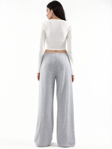 Wide leg Pantaloni sportivi di Hiccup in grigio