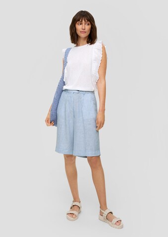 s.Oliver Wide Leg Shorts in Blau