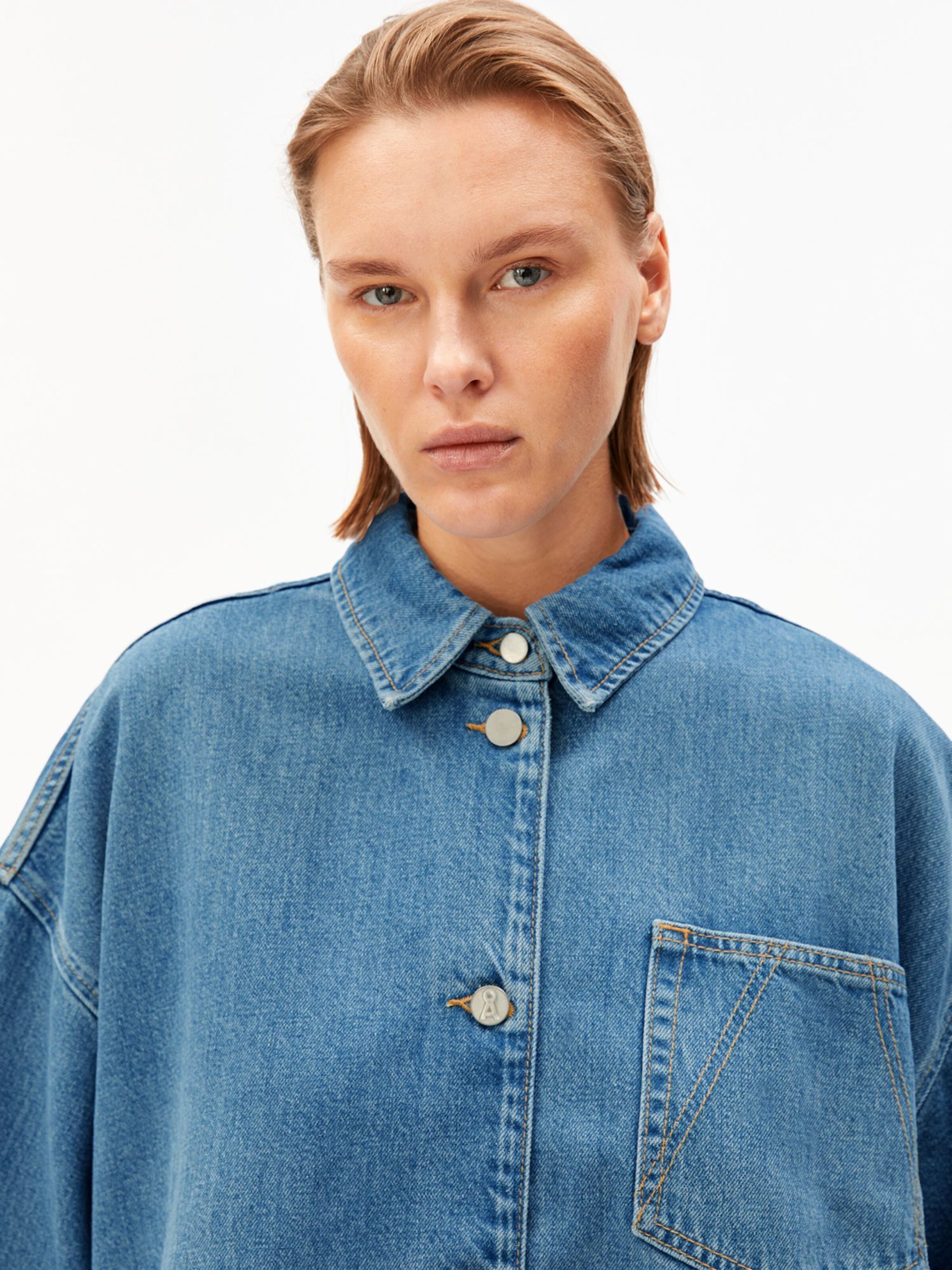 ARMEDANGELS Blouse in Blauw