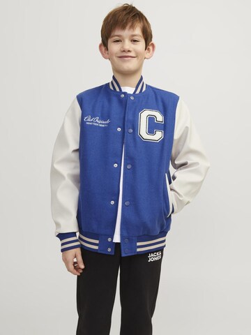 Jack & Jones Junior Tussenjas in Blauw: voorkant