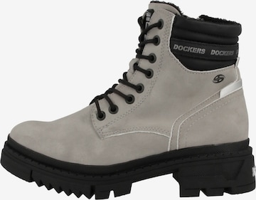 Dockers by Gerli Lace-Up Ankle Boots in Grey